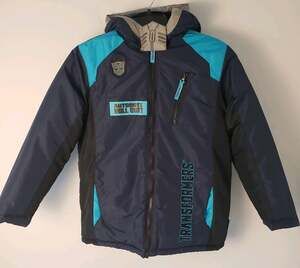 Hasbro Transformers Winter Jacket  Optimus Prime Jacket Blue NTW Sz 10-12 Rare